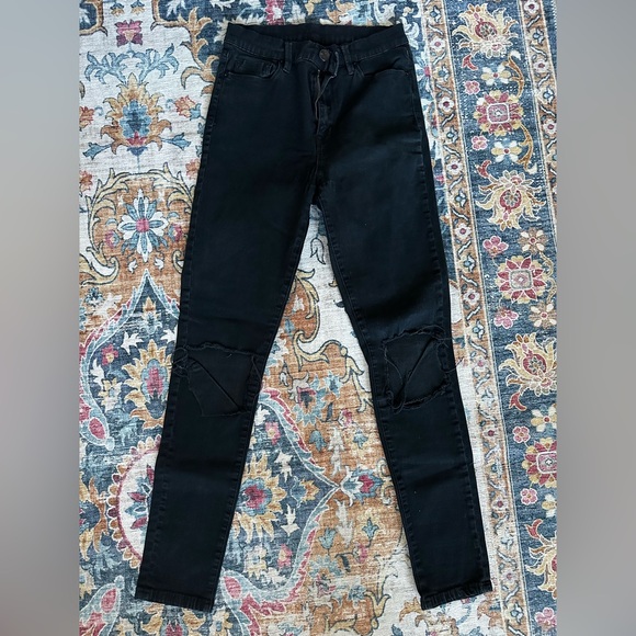 BDG High Rise Twig Black Jeans - Picture 1 of 3